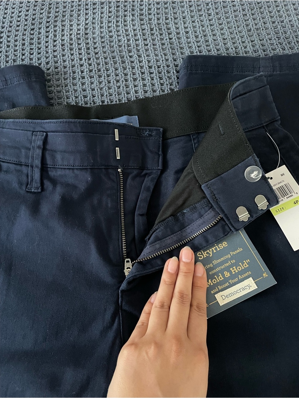 Democracy | Absolution Skyrise Chino Pants | Women’s Pant in Navy | NWT - Picture 10 of 14
